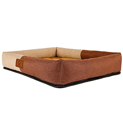 xihan123 Esterilla Refrigerante Perro Gel No Tóxico Camas Refrigerantes para Perros Respirable Cooling Mat Dog para Apto para Verano El Perro Duerme Más Cómodamente Medium,Brown