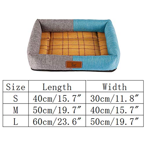 xihan123 Esterilla Refrigerante Perro Gel No Tóxico Camas Refrigerantes para Perros Respirable Cooling Mat Dog para Apto para Verano El Perro Duerme Más Cómodamente Large,Stripe