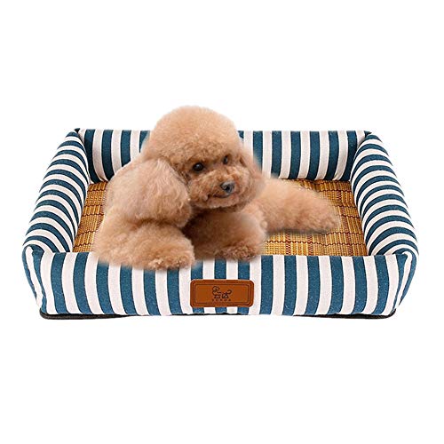 xihan123 Esterilla Refrigerante Perro Gel No Tóxico Camas Refrigerantes para Perros Respirable Cooling Mat Dog para Apto para Verano El Perro Duerme Más Cómodamente Large,Stripe