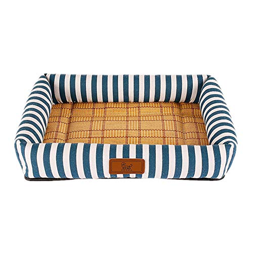 xihan123 Esterilla Refrigerante Perro Gel No Tóxico Camas Refrigerantes para Perros Respirable Cooling Mat Dog para Apto para Verano El Perro Duerme Más Cómodamente Large,Stripe