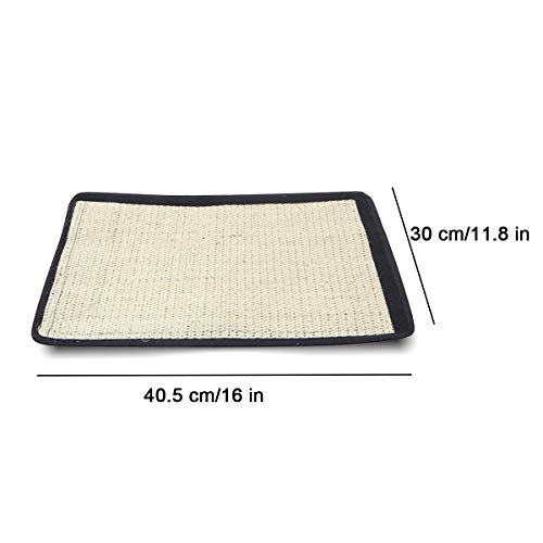 Xingup - Protector de sofá para gatos con diseño de velcro, protege tus muebles para gatos moliendo garras, alfombrilla para dormir y felpudo