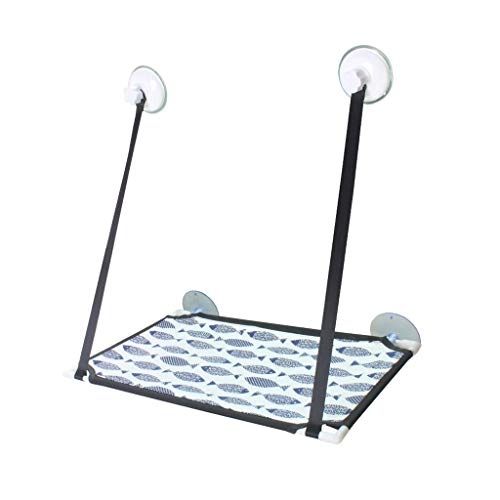 xinxinchaoshi Hamaca Mascota Gato Ventana Perca Gato Hamaca Cama con aumentó la versión 4 ventosas, más Segura del Gato Cama for Grandes Pueden Gato Tiene Capacidad for hasta 10 kg Hamaca de Gato