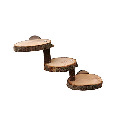 XIONGSY Natural Living Escalera para Hamsters Casa Puente De Escalada para Reptiles Lagarto Ratones Roedores Juguete para Madera Masticar Hámster Natural Living Mascotas Escaleras De Puente Pasos