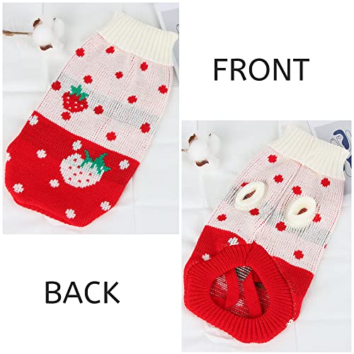 XiXiRan Jersey de Punto para Gatos, Ropa para Mascotas, Suéter de Perro Gato, Ropa Linda para Gatos, Chaleco para Gatos Sin Pelo, Ropa para Gatos Invierno, Mantener Caliente (L)