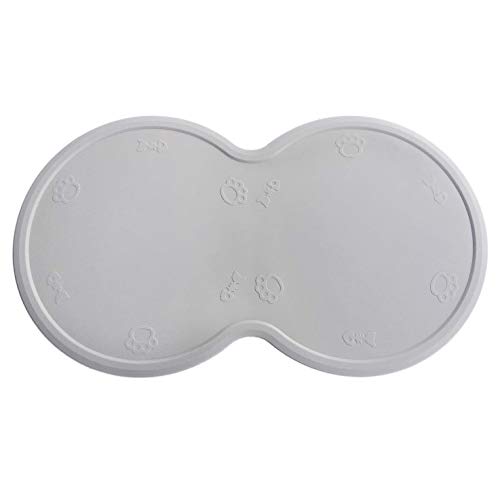 XLKJ Tapete para Comer Perro Gato, Tapete de Silicona Impermeable para Alimentación de Gatos, Antideslizante Impermeable Tapete para Comer de Mascota