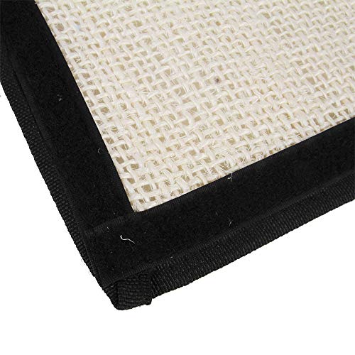 XUMU - Almohadilla para rascadores de gatos, protector de sofá para gatos, sisal natural, alfombrilla para rascador, lavable, duradera, con una bonita bola.