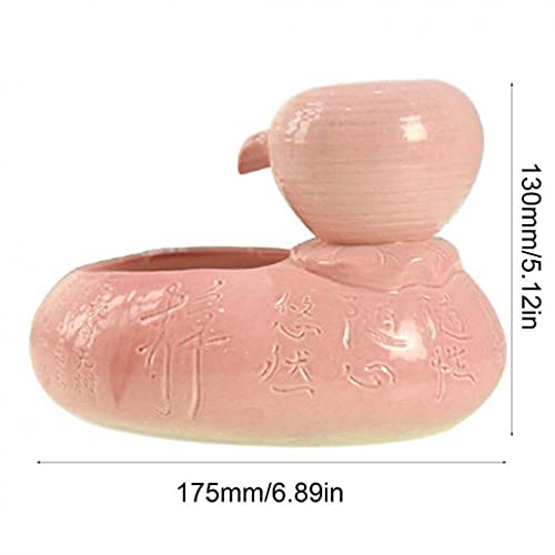 XUNMAIFLB Fuente De Agua para Mascotas De Cerámica, Fuente De Agua para Mascotas Automática Eléctrica, Cuenco De Agua De Fuente De Porcelana Ultra Silencioso para Gatos Y Perros, Pink