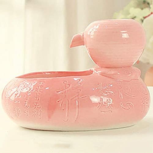 XUNMAIFLB Fuente De Agua para Mascotas De Cerámica, Fuente De Agua para Mascotas Automática Eléctrica, Cuenco De Agua De Fuente De Porcelana Ultra Silencioso para Gatos Y Perros, Pink