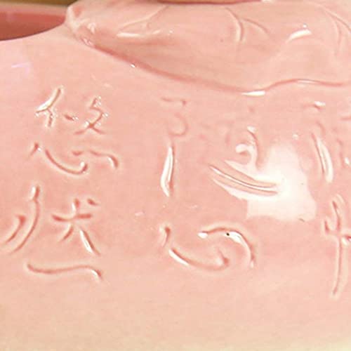 XUNMAIFLB Fuente De Agua para Mascotas De Cerámica, Fuente De Agua para Mascotas Automática Eléctrica, Cuenco De Agua De Fuente De Porcelana Ultra Silencioso para Gatos Y Perros, Pink