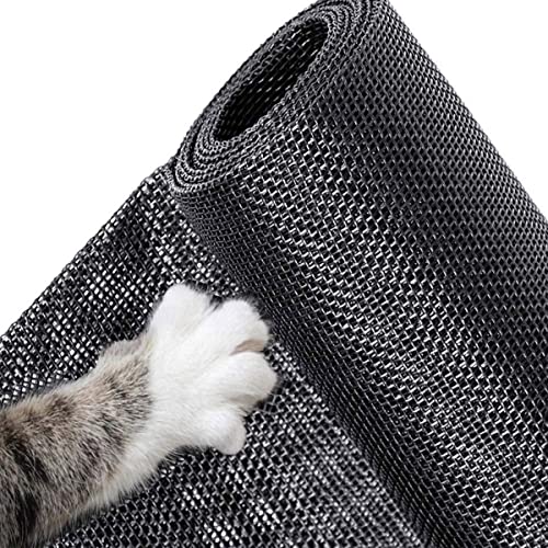 XWanitd Redes de balcón para gatos, protección de malla para protección de gatos, mosquitera, antiarañazos, mordeduras, tamaño de bricolaje (60 x 100 cm)