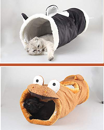 XXCC Túnel para Gato,Túnel para Gatos,Nido para Mascotas,Canal para Juguetes para Gatos,túnel de un Solo Paso,Túnel para Gato