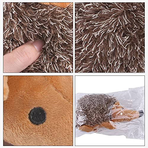 Xzbling Juguetes para Masticar para Perros, Muñeco Erizo Juguetes Interactivos para Perros, Juguetes Vocales para Mascotas Seguros Y Duraderos Juguetes para Rechazar Los Dientes para Perros