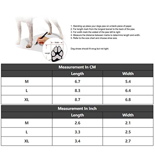 XZJJZ Zapatos suaves para perros Zapatos impermeables Resistentes antideslizantes Correas cruzadas ajustables Botas para mascotas para caminar de pie Senderismo Correr (Color : Gray, Size : L code)