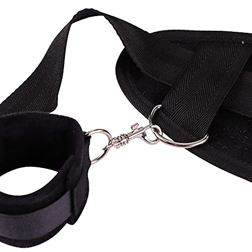 Yamoto Serie Magic Nylon! Pad de Espuma súper Gruesa, puños Ajustables - Usted mi Negro