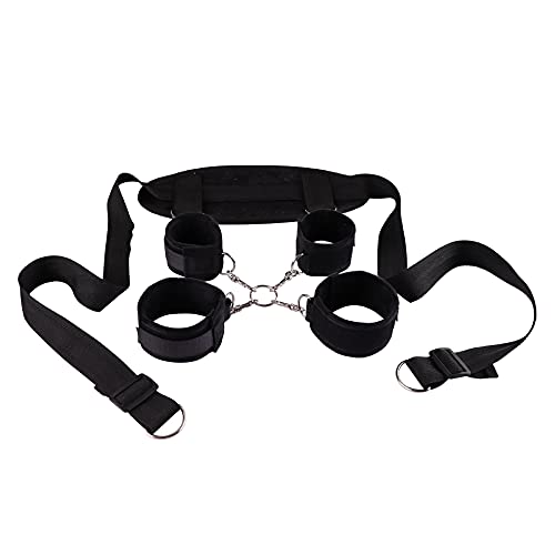 Yamoto Serie Magic Nylon! Pad de Espuma súper Gruesa, puños Ajustables - Usted mi Negro