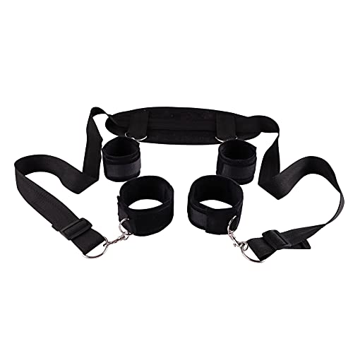 Yamoto Serie Magic Nylon! Pad de Espuma súper Gruesa, puños Ajustables - Usted mi Negro