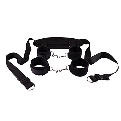 Yamoto Serie Magic Nylon! Pad de Espuma súper Gruesa, puños Ajustables - Usted mi Negro