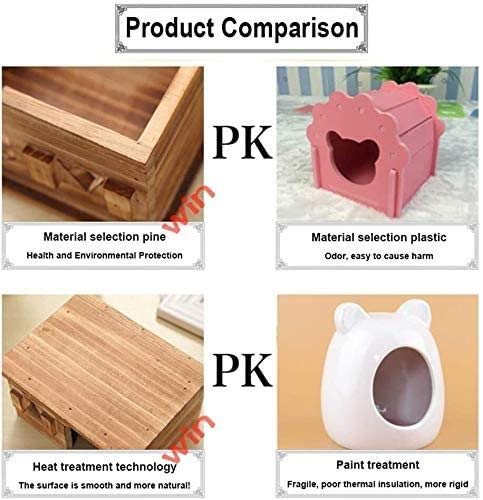 YAOUFBZ Material Natural Casas de erizos para jardín Impermeable,erizos Refugio de hibernación Casa de Animales pequeños Caja de erizos Casa para Gatos al Aire Libre Verano Invierno Dormi.