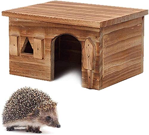 YAOUFBZ Material Natural Casas de erizos para jardín Impermeable,erizos Refugio de hibernación Casa de Animales pequeños Caja de erizos Casa para Gatos al Aire Libre Verano Invierno Dormi.