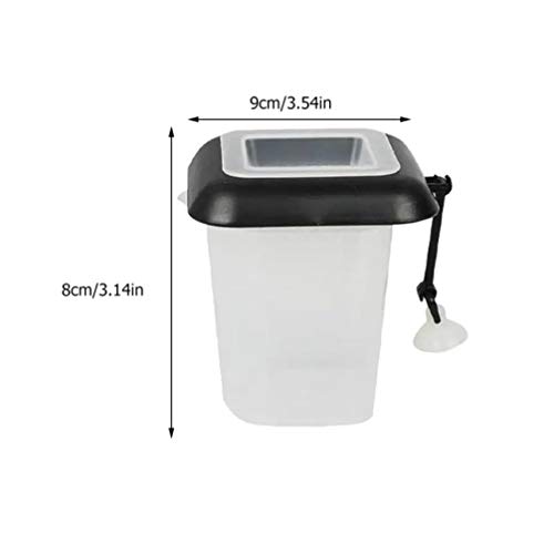 YARNOW 2 Piezas de Comederos de Plástico para Acuario Pecera Alimentador de Lombrices Rojas Herramienta de Alimentación para Peces