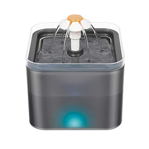 YChoice365 Fuente de Agua para Mascotas, dispensador de Agua para Mascotas, Fuente de Agua para Perros Ultra silenciosa automática, Suministros de Agua, Bebedero automático para Mascotas