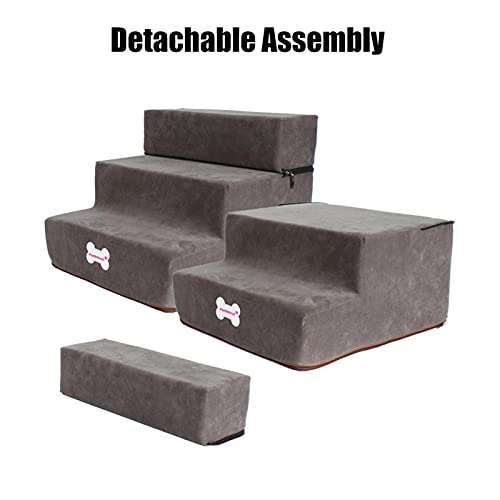 Yeeda Peldaños Y Escaleras para Mascotas, Peldaños para Mascotas, Escaleras Antideslizantes para Mascotas, para Perros Mayores, Gatos, Mascotas Pequeñas