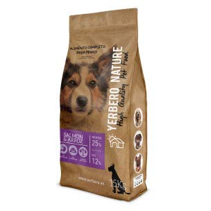 YERBERO Nature Salmon y ARROZ Comida Premium para Perros 15kg
