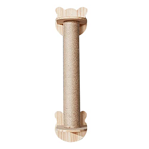 yestter-123 Poste para rascar Gatos | Juguete para Gatos montado en la Pared con Tornillo de Montaje, Poste para Colgar en la Cuerda Postes rascadores para Gatos diseñados para la Salud y el Buen