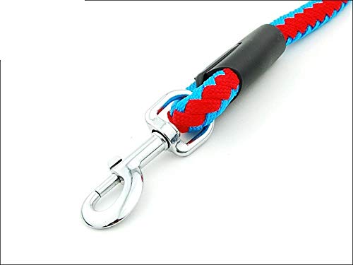Yisatann Correa Corta Productos para Mascotas Correas para Perros Mediano Perro Grande Cuerda para Hacer Punto para Mascotas Diámetro de Plomo Corto 1.8cm