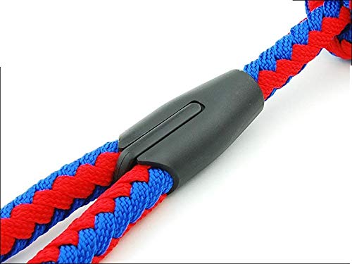 Yisatann Correa Corta Productos para Mascotas Correas para Perros Mediano Perro Grande Cuerda para Hacer Punto para Mascotas Diámetro de Plomo Corto 1.8cm