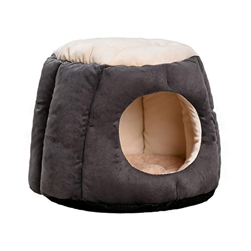 YMMONLIA Perro Gato Cama Cueva Igloo Acogedor Casa para Gatos Grandes Gatitos Perros pequeños Mimoso durmiendo para su Mascota