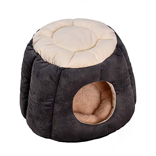 YMMONLIA Perro Gato Cama Cueva Igloo Acogedor Casa para Gatos Grandes Gatitos Perros pequeños Mimoso durmiendo para su Mascota