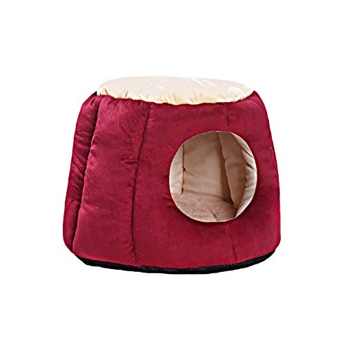 YMMONLIA Perro Gato Cama Cueva Igloo Acogedor Casa para Gatos Grandes Gatitos Perros pequeños Mimoso durmiendo para su Mascota