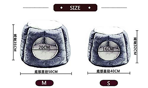 YMMONLIA Perro Gato Cama Cueva Igloo Acogedor Casa para Gatos Grandes Gatitos Perros pequeños Mimoso durmiendo para su Mascota