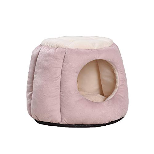 YMMONLIA Perro Gato Cama Cueva Igloo Acogedor Casa para Gatos Grandes Gatitos Perros pequeños Mimoso durmiendo para su Mascota