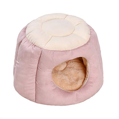 YMMONLIA Perro Gato Cama Cueva Igloo Acogedor Casa para Gatos Grandes Gatitos Perros pequeños Mimoso durmiendo para su Mascota
