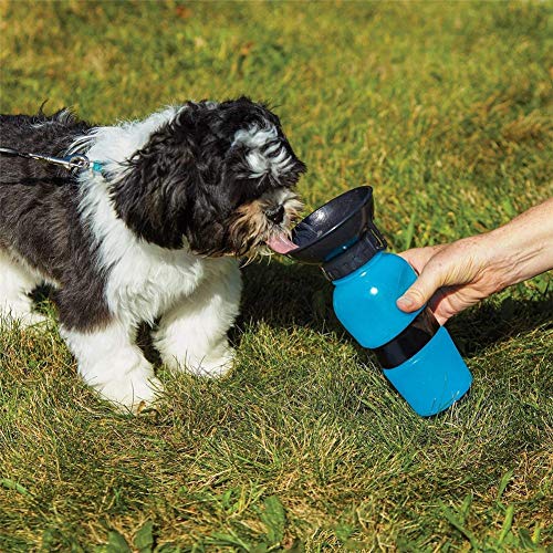Yongkanghappy Bebedero Portatil Perro Bebedero Perro Portatil Botella de Agua para Perros Dispensador de Agua para Viajes al Aire Libre para Mascotas Blue