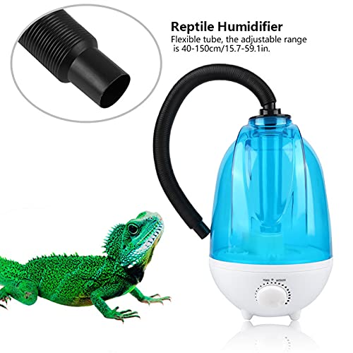 YongliJc Humidificador de Anfibios, humidificador de Reptiles de Anfibios Tropicales de 4 l, nebulizador silencioso con Tubo de extensión 100-240 V(European regulations)