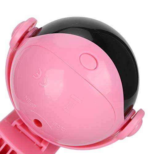 YongliJc Juguete Educativo eléctrico para Gatos, Juguete de elevación automática para Gatos, Bola mullida, Divertido Juguete Inteligente para Mascotas, Juguete Duradero para Gatitos(Rosado)