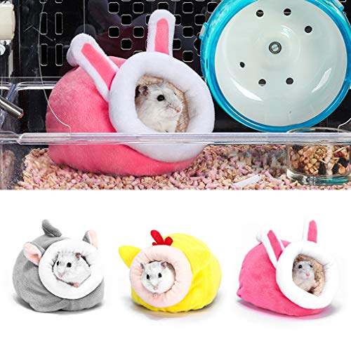 Youliy Cama para animales pequeños, nido de conejillo de indias, cálido para hámster, perro y gatito.