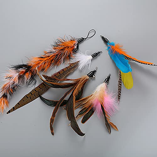 YOUYO Pluma Creativa Divertido Palo de Gato Divertido Juguete de Gato Deja Que El Gato Rejuvenece Mejora La Relación Entre Mascotas Juguete de Gato de Interior