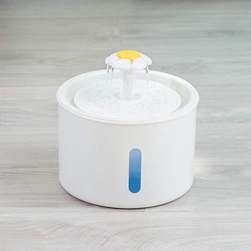 YQZS Mascota Gato y Perro circulación automática dispensador de Agua con oxígeno Activo dispensador de Agua para Mascotas Fuente para Mascotas-Blanco