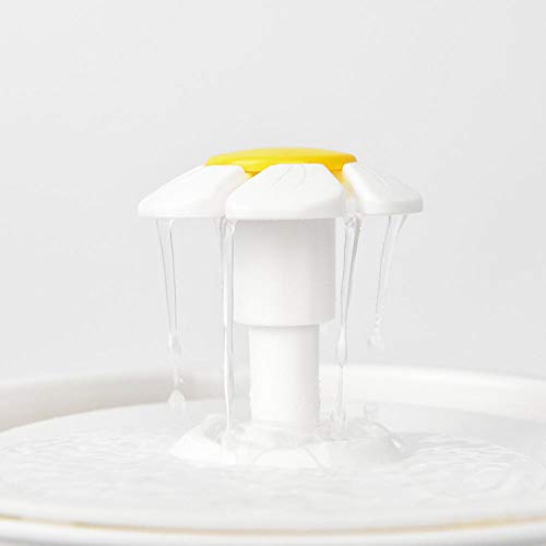 YQZS Mascota Gato y Perro circulación automática dispensador de Agua con oxígeno Activo dispensador de Agua para Mascotas Fuente para Mascotas-Blanco
