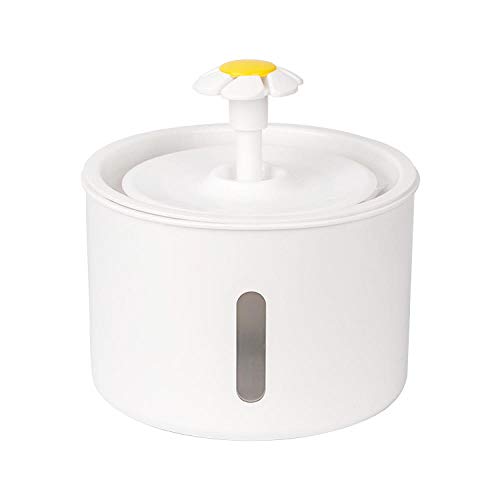 YQZS Mascota Gato y Perro circulación automática dispensador de Agua con oxígeno Activo dispensador de Agua para Mascotas Fuente para Mascotas-Blanco
