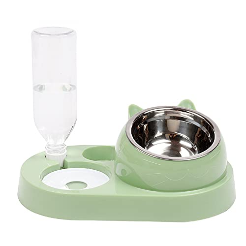 YRHH Alimentador y Bebedero de Comida para Mascotas Alimentador automático de Cuenco para Mascotas para Perros Grandes y Gatos y Bebedero para Mascotas de 500 ml-Gran Capacidad, Grueso y Duradero