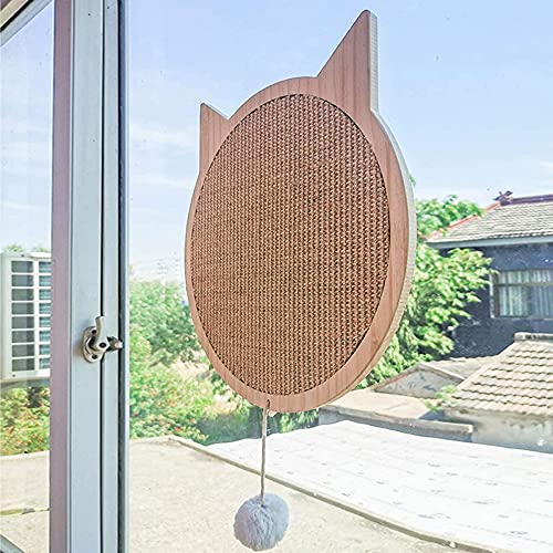 YRHH Raspador para Gatos con Ventosas Raspador para Gatos De Sisal Poste Rascador para Gatos De Montaje En Pared para Gatos-29 * 32cm