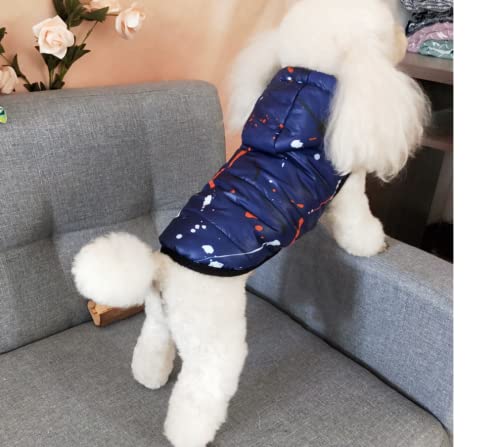YTXYZU Mascotas Trajes de recuperación Anti lamida Destete Ropa Chaleco de Perro/GatosChaleco de Algodon,Azul Marino,2XL