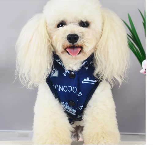 YTXYZU Mascotas Trajes de recuperación Anti lamida Destete Ropa Chaleco de Perro/GatosChaleco de Algodon,Azul,SG