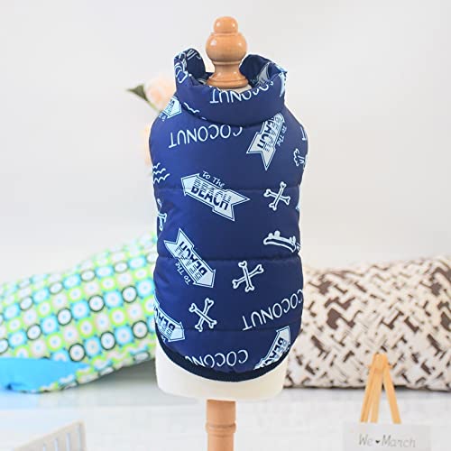 YTXYZU Mascotas Trajes de recuperación Anti lamida Destete Ropa Chaleco de Perro/GatosChaleco de Algodon,Azul,SG