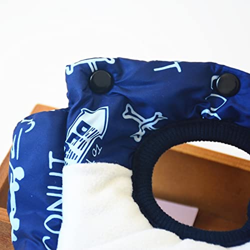 YTXYZU Mascotas Trajes de recuperación Anti lamida Destete Ropa Chaleco de Perro/GatosChaleco de Algodon,Azul,SG